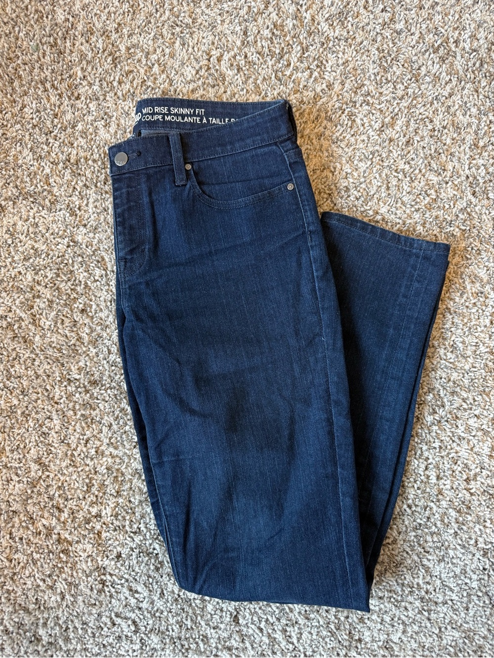 GAP - Mid Rise Skinny Fit Dark Blue Women’s Jeans